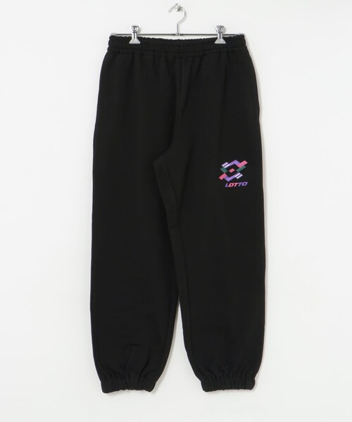 URBAN RESEARCH（アーバンリサーチ）の「LOTTO　WINDMILL LOGO PANTS（スウェットパンツ・メンズ・BLACK/GRAY/NAVY・M/L/XL）」の5枚目の写真
