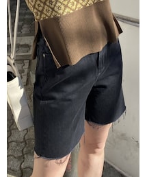 EMODA | ハーフジャストウェストジーンズ(デニムパンツ)