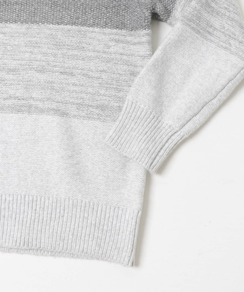 ITEMS URBANRESEARCH（アイテムズ アーバンリサーチ）の「リサイクルヤーン グラデーションニット（ニット/セーター・メンズ・BEG/GRY/BLK・M/L）」の17枚目の写真