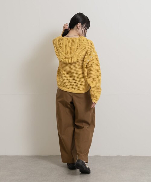 THE GOODLAND MARKET（ザグッドランドマーケット）の「『別注』MIDIUMISOLID×TGM　tuck wide tapered PT（その他パンツ・レディース・BLACK/KHAKI/PINK・one）」の17枚目の写真
