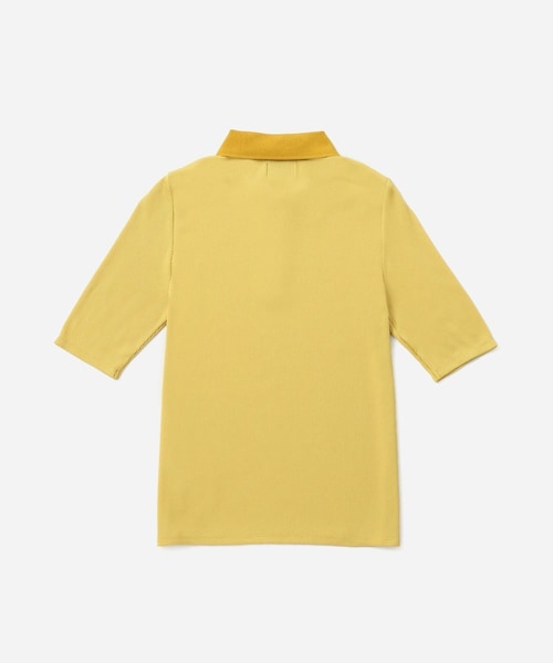 Saturdays NYC(サタデーズ ニューヨークシティ )の「Devin Rib Poloshirt(ポロシャツ・レディース・ブラック/オフホワイト/イエロー・L/M/S)」の20枚目の写真