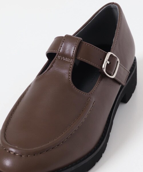 URBAN RESEARCH DOORS(アーバンリサーチドアーズ)の「Tストラップローファー(ローファー・レディース・BROWN/BLACK・36/37/38)」の17枚目の写真