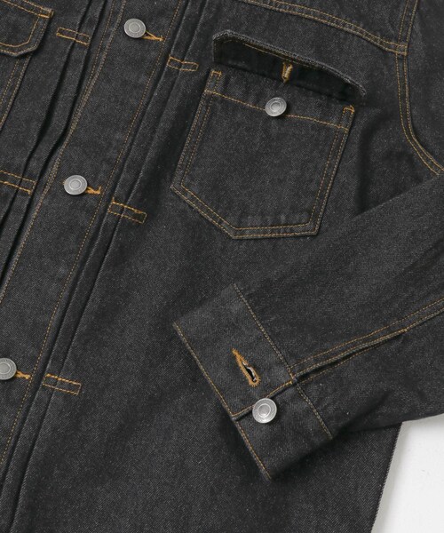 ITEMS URBANRESEARCH（アイテムズ アーバンリサーチ）の「DENIM JACKET TYPE 2nd（デニムジャケット・メンズ・IDG BLU/BLK・M/L）」の15枚目の写真