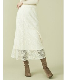 dazzlin | ベアフラワーレーススカート(スカート)