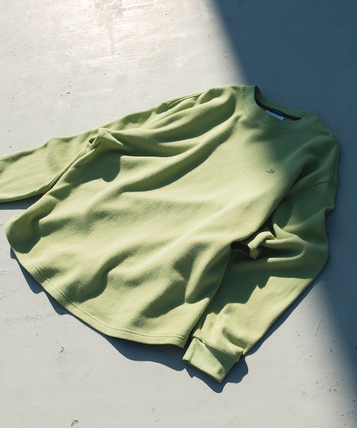 URBAN RESEARCH DOORS（アーバンリサーチドアーズ）の「『別注』LACOSTE×DOORS　THICK PIQUE ROUND LONG-SLEEVE（Tシャツ/カットソー・メンズ・HAMMAM/ABYSS BLUE/BIRCH/BLACK BIRD・3/4/5）」の21枚目の写真