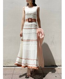 dazzlin | ミルフィーユクロシェワンピース(ワンピース)