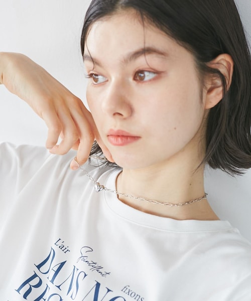 ROPE' PICNIC(ロペピクニック)の「マグネットハートボールドチェーンネックレス/2WAY(ネックレス・レディース・ゴールド/シルバー・F)」の7枚目の写真