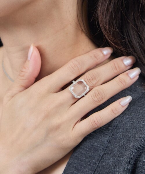 ADAM ET ROPE'(アダムエロペ)の「【J'aDoRe・店舗限定】【MALUS /マリュス】Rock crystal ring(リング・レディース・シルバー・10/11/12)」の16枚目の写真
