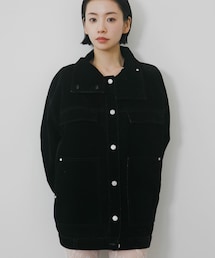 KBF | ハイネックデニムブルゾン(ブルゾン)