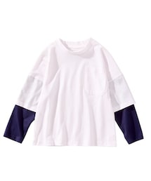 QUNTSTYLE | 重ね着風Tシャツ（男の子・女の子)(Tシャツ/カットソー)