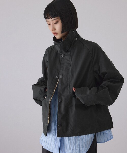 ADAM ET ROPE'(アダムエロペ)の「【J’aDoRe限定】【Barbour(バブアー)】SPEY WAX JACKET(その他アウター・レディース・ブラック/カーキ・M/S)」の16枚目の写真