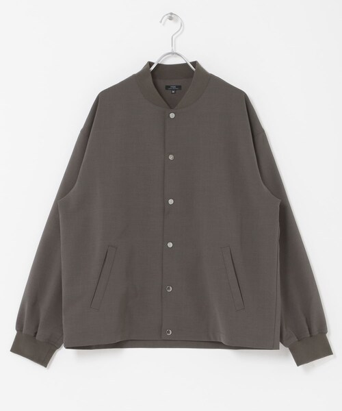 ITEMS URBANRESEARCH（アイテムズ アーバンリサーチ）の「『イージーケア/吸水速乾/接触冷感』高機能ドライタッチスナップブルゾン(楽着シリーズ)（ブルゾン・メンズ・KHK/GRY/SUMI-KURO/BEG・M/L）」の11枚目の写真