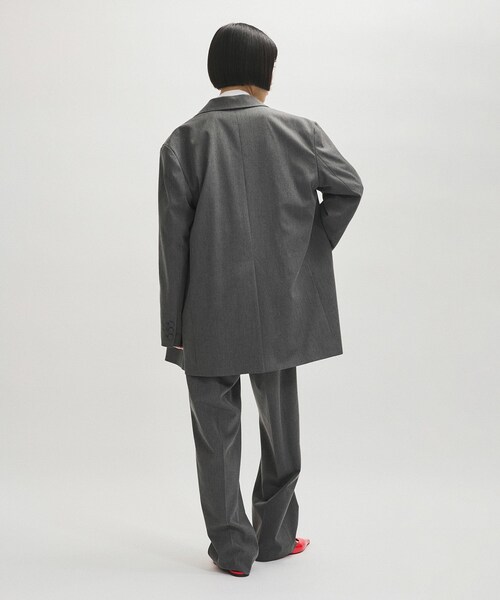 ADAM ET ROPE'（アダムエロペ）の「【サステナブル】・【オケージョン】ダブルブレストジャケット（テーラードジャケット・レディース・ブラック/グレー/オフホワイト・36/38）」の16枚目の写真