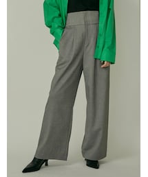 EMODA | スーパーハイウエストストレートパンツ(その他パンツ)