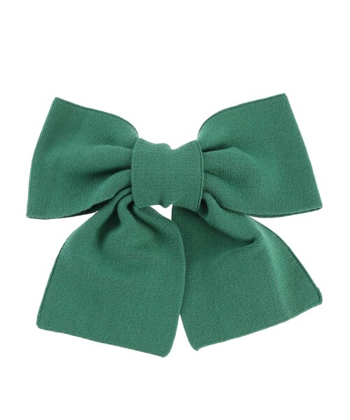 MURUA（ムルーア）の「【MURUA×よしミチ】リボンバレッタ（バレッタ/ヘアクリップ・レディース・グリーン/ミックス・F）」の2枚目の写真