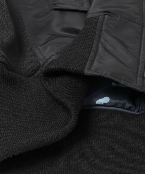 URBAN RESEARCH（アーバンリサーチ）の「ODAKHA　tucked party people MA-1（MA-1・レディース・BLACK・1）」の7枚目の写真