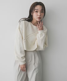 SENSE OF PLACE by URBAN RESEARCH | スタッズピグメントカットトップ(スウェット)