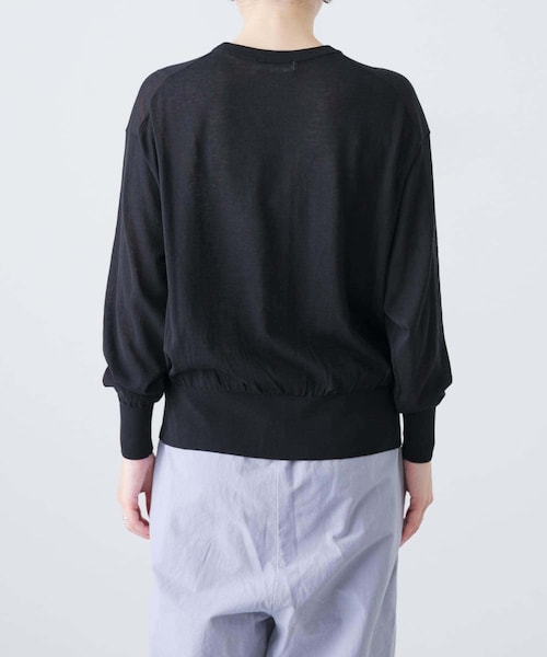 かぐれ（カグレ）の「コットンエアリーカーディガン（カーディガン/ボレロ・レディース・YELLOW/GRAY/BLACK・FREE）」の5枚目の写真