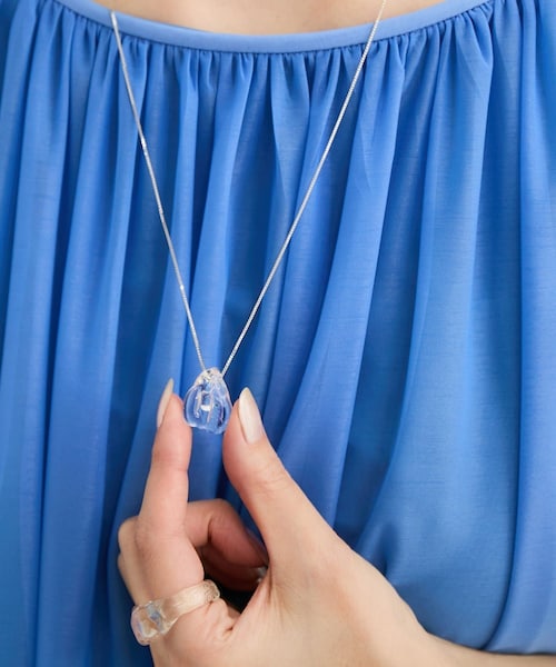 ROPE'（ロペ）の「【LUCE MACCHIA（ルーチェマッキア）】 別注 Glass Necklace（ネックレス・レディース・ゴールド/その他・F）」の4枚目の写真