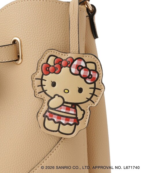 VIS(ビス)の「【HELLO KITTY×VIS】日焼けデザイン ハローキティハートカットバッグ(ショルダーバッグ・レディース・ベージュ・F)」の15枚目の写真
