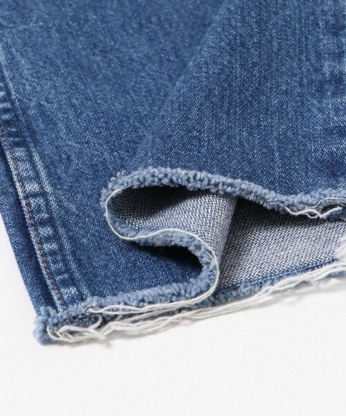 THE GOODLAND MARKET（ザグッドランドマーケット）の「77circa　fringe denim pants（デニムパンツ・レディース・Blue/Blue1・26/28/30/32）」の14枚目の写真