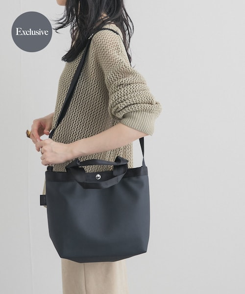 URBAN RESEARCH DOORS(アーバンリサーチドアーズ)の「『別注』DRIFTER×DOORS 2WAY BAG(ハンドバッグ・レディース・BLACK/IVORY/CEMENT・One)」の2枚目の写真