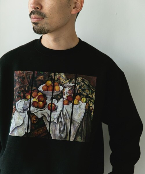 URBAN RESEARCH DOORS(アーバンリサーチドアーズ)の「セザンヌ アートプリント裏起毛スウェット(スウェット・メンズ・GRAY/BLACK・M/L)」の17枚目の写真