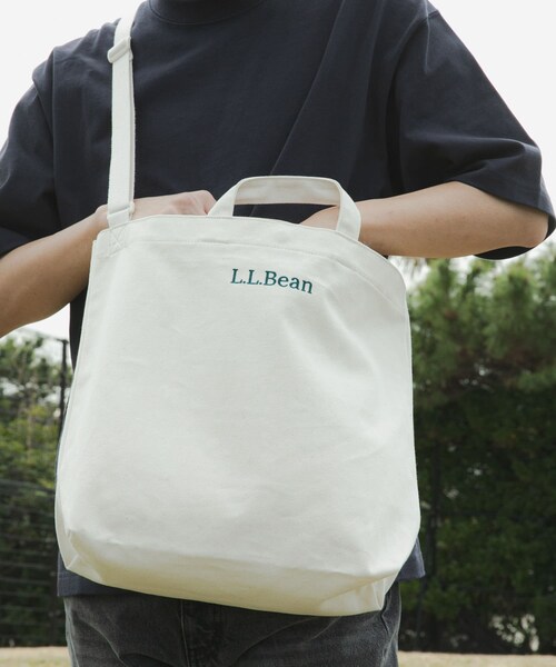 URBAN RESEARCH DOORS（アーバンリサーチドアーズ）の「『別注』L.L.Bean×DOORS　Shoulder Strap Tote L（ショルダーバッグ・メンズ・Natural/Black/CarbonGray・one）」の15枚目の写真
