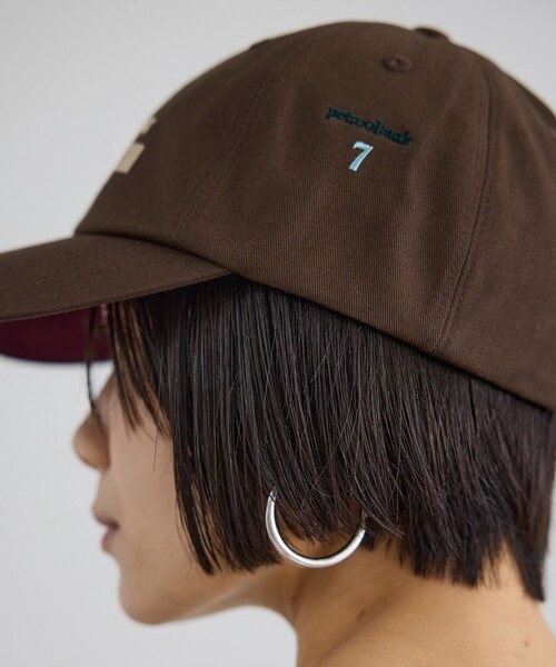 ADAM ET ROPE'(アダムエロペ)の「【LY(エルワイ)】Boeken cap(キャップ・レディース・グレー系/ダークブラウン系・F)」の7枚目の写真