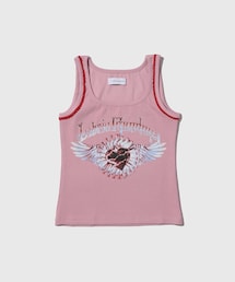 ADAM ET ROPE' | 【LIBRIO MENDONCA/リブリオ メンドンサ】RIB FITTED TANK TOP(タンクトップ)