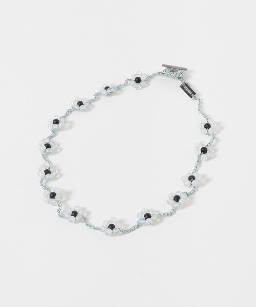 URBAN RESEARCH(アーバンリサーチ)の「PROTCOL FLOWER NECKLACE(ネックレス・レディース・BLACK/MINT・-)」の12枚目の写真