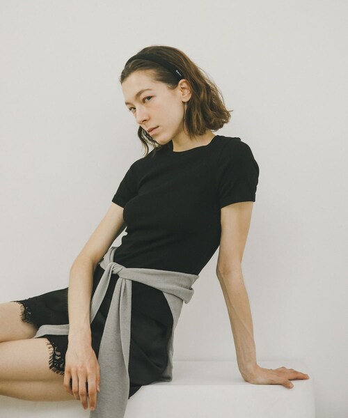 URBAN RESEARCH(アーバンリサーチ)の「decor『デコール』 SATIN HEADBAND(カチューシャ・レディース・BLACK/BROWN・-)」の8枚目の写真