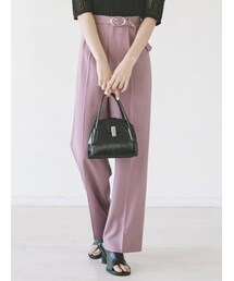 MURUA | タックハイウエストパンツ(スラックス)
