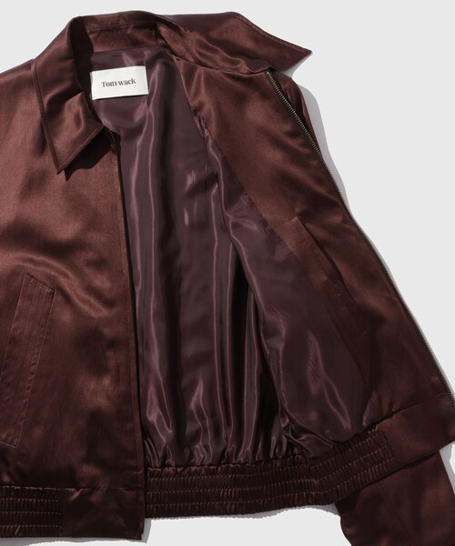 ADAM ET ROPE'（アダムエロペ）の「【TONYWACK/トニーウェック】SILK COTTON SWING JACKET（その他アウター・メンズ・グリーン/ワイン・L/M）」の13枚目の写真