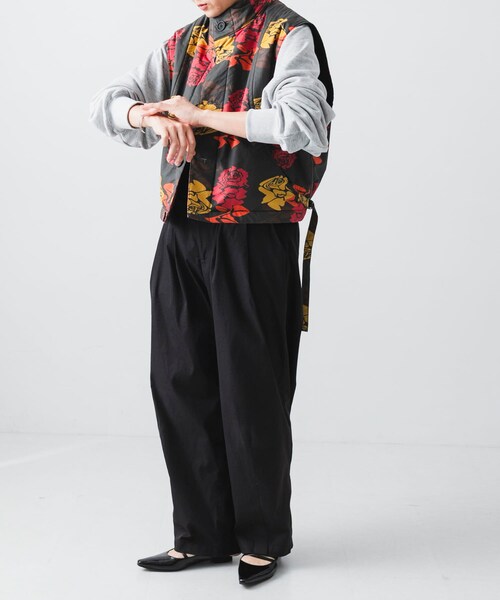 URBAN RESEARCH（アーバンリサーチ）の「COGNOMEN　W.FANTASISTA FLOWER VEST（その他アウター・メンズ・CHARCOAL/ORANGE・Free）」の12枚目の写真