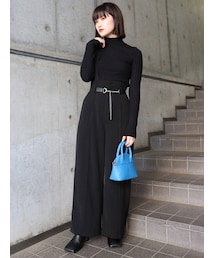 MURUA | ワンショルダーワイドパンツ(スラックス)