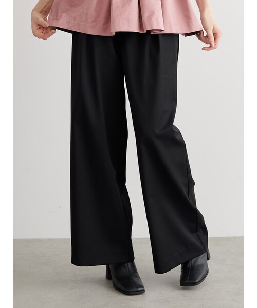 CALNAMUR（カルナムール）の「MESSAGE EMBROIDERY SLACKS/メッセージエンブロイダリースラックス（その他パンツ・レディース・グレー/ブラック/ラベンダー・S/M）」の21枚目の写真