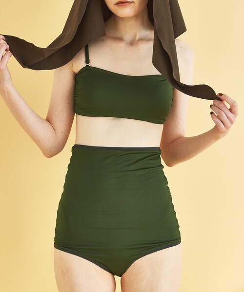 URBAN RESEARCH（アーバンリサーチ）の「『2サイズ展開』『UVカット』Swim URBAN RESEARCH　スイムリバーシブルショーツ（水着・メンズ・GREGE×BRN/GRN×CHA・S/M）」の5枚目の写真
