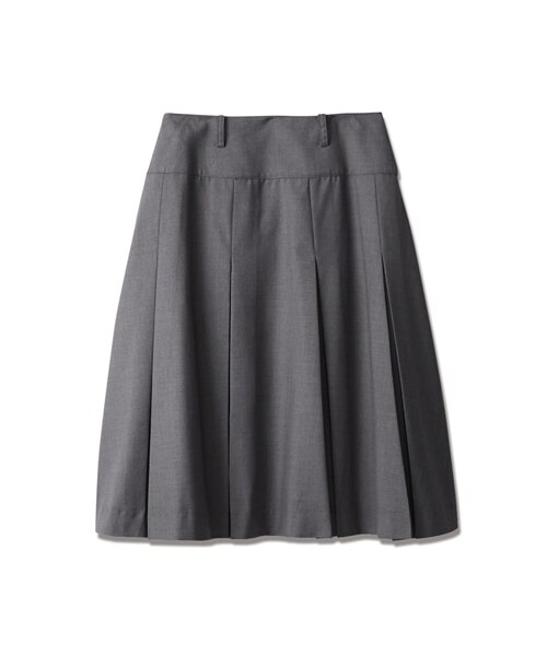 nissen（ニッセン）の「【TTOL】プリーツスカート（スカート・レディース・チャコールグレー/ライトグレー・1=M~L/2=L~LL/3=LL~3L）」の2枚目の写真