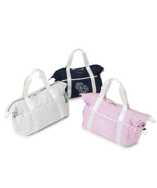 ROPE'（ロペ）の「アニマルプリントボストンバッグ（ボストンバッグ・レディース・グレー/ネイビー/ピンク・F）」の5枚目の写真