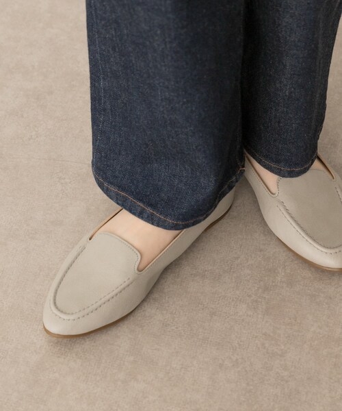 RODE SKO（ロデスコ）の「『MADE IN JAPAN』ELKE やわらかスリッポン（スリッポン・レディース・MILK TEA/PISTACHIO/IVORY/BLACK/LIGHT GRAY/OFF WHITE/BROWN・36/37/38）」の4枚目の写真