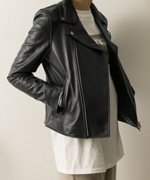 URBAN RESEARCH（アーバンリサーチ）の「レザーライダースブルゾン（ライダースジャケット・レディース）」