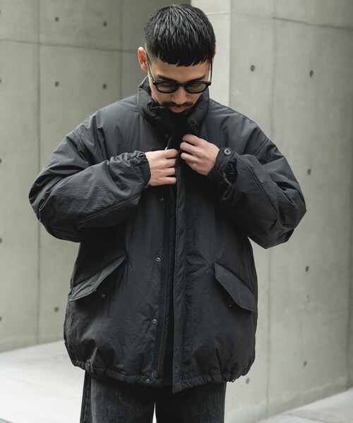 URBAN RESEARCH DOORS（アーバンリサーチドアーズ）の「中綿ショートモッズコート（モッズコート・メンズ・OLV CHK/CCL CHK/BLACK・M/L）」の17枚目の写真