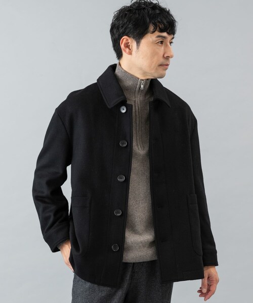 URBAN RESEARCH ROSSO(アーバンリサーチロッソ)の「スーパー100 シングルPコート(その他アウター・メンズ・CHARCOAL/NAVY/BLACK・M/L)」の5枚目の写真
