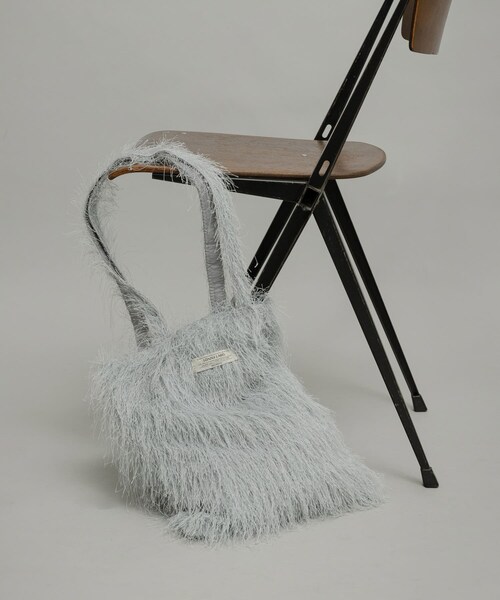 URBAN RESEARCH Sonny Label（アーバンリサーチサニーレーベル）の「シャギートートバッグ（トートバッグ・レディース・クリーム/ブルーグレー/ブラック・one）」の19枚目の写真