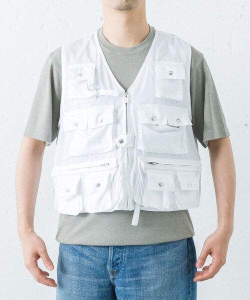 URBAN RESEARCH（アーバンリサーチ）の「SEVEN BY SEVEN　HUNTING SHORT VEST（ベスト・メンズ・030 WHITE・M/L）」の4枚目の写真
