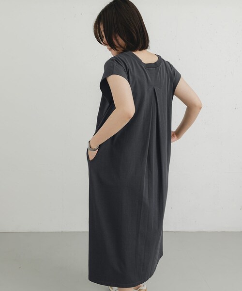 EKAL（エカル）の「製品染カットワンピース（ワンピース・レディース・グレージュ/ブラウン/グラファイト・one）」の19枚目の写真