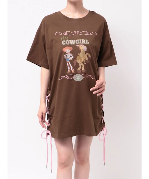 jouetie(ジュエティ)の「【Toy Story】ウエスタンチュニックワンピース(ワンピース・レディース・アイボリー/ブラック/ブラウン・F)」の3枚目の写真