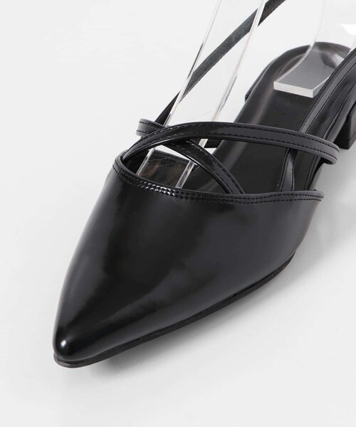 SENSE OF PLACE by URBAN RESEARCH(センスオブプレイスバイアーバンリサーチ)の「ポインテッドクロスベルトミュール(その他シューズ・レディース・BLACK/SILVER/RED・S/M/L)」の16枚目の写真