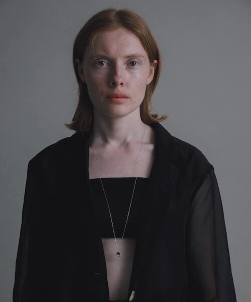 URBAN RESEARCH（アーバンリサーチ）の「decor『デコール』　Ovalcharm Longnecklace（ネックレス・レディース・GOLD/SILVER・-）」の4枚目の写真